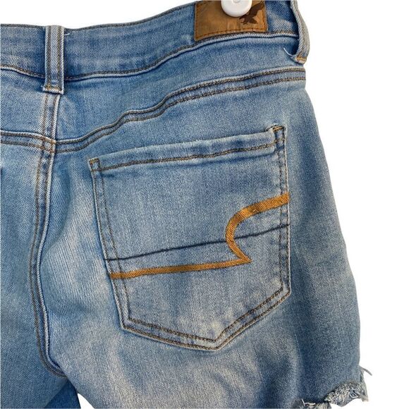 American Eagle Outfitters Super Super Stretch Denim Shorts Sz 4 - Picture 5 of 8
